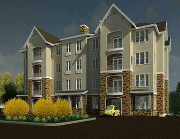 Condo architectural rendering