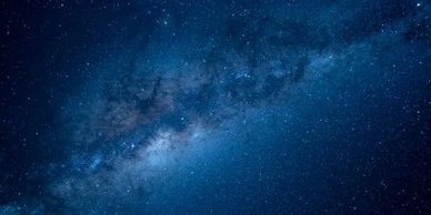A stunning view of the Milky Way galaxy at night.