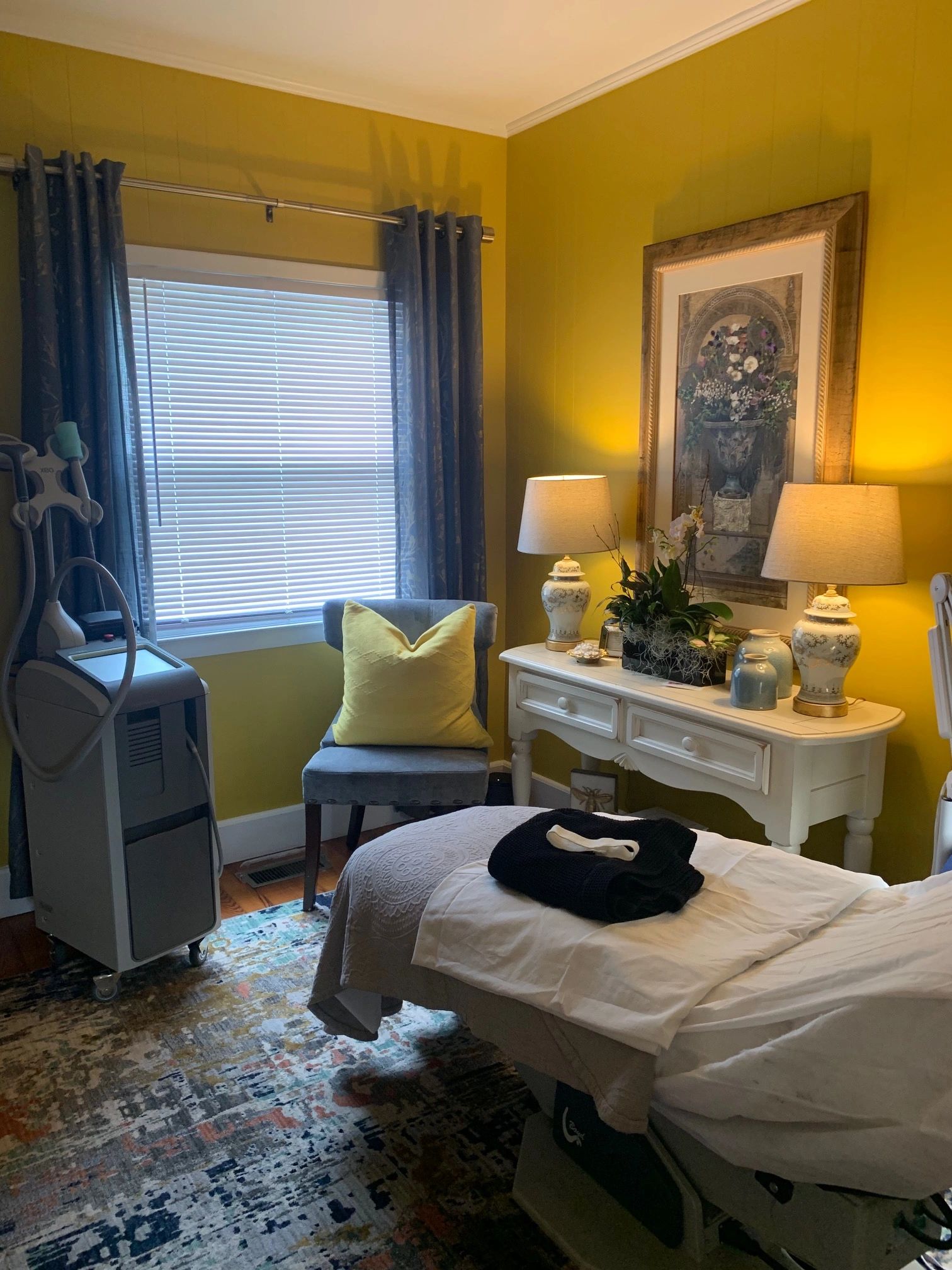 Treatment room at Donna Lane Day Spa in Southern Pines, NC