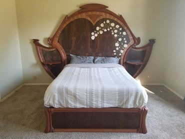 art nouveau furniture bed