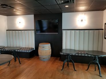 bar seating area
