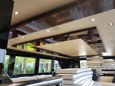 yacht interior ebony highgloss