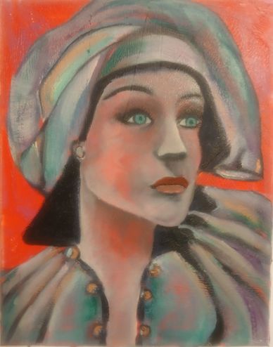 On Second Thought, Oil 9" x 12"-2024