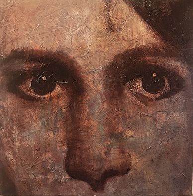 Point of View, Oil on Panel, 18" x 18"