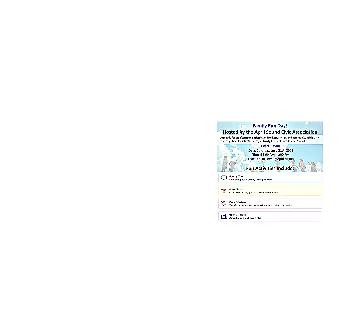 Directory sign up april sound civic association