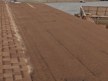 Shingles, mineral cap sheet, rolled roofing