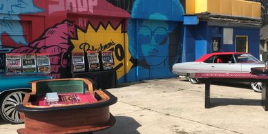 Craps table rental for a music video