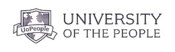 University of the People logo with a shield and banner.