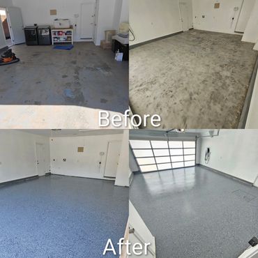 Title: Residential Garage Epoxy Floor Coating