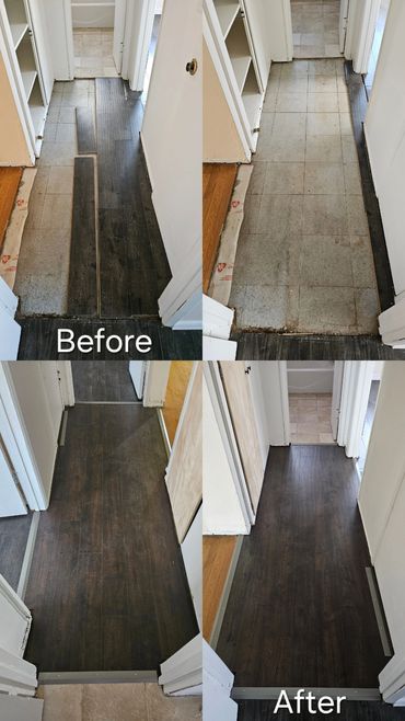 Title: Residential Laminate Wood Flooring Installation