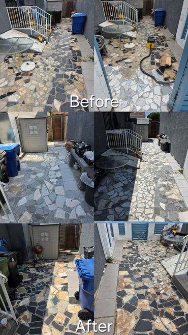 Title: Residential Marble Patio Anti-Slip Treatment & Refinishing