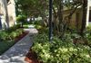 Walkway to leasing office on a commercial complex