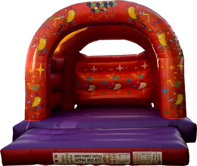 Party Time 15 x 15 ft bouncy castle |  Abbey Bouncy Castles | www.abbeybouncycastles.com