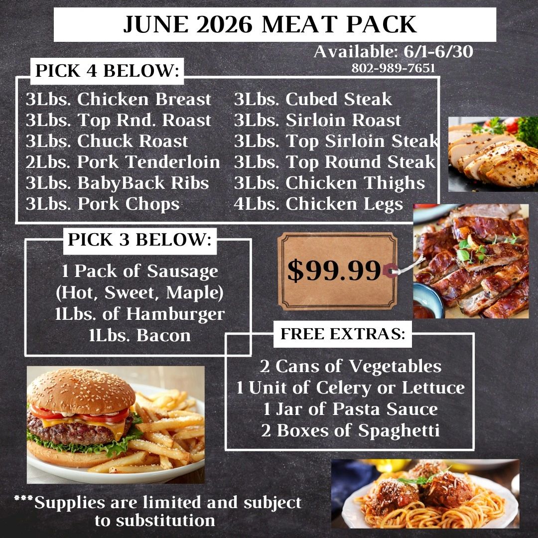 June sale 
June special