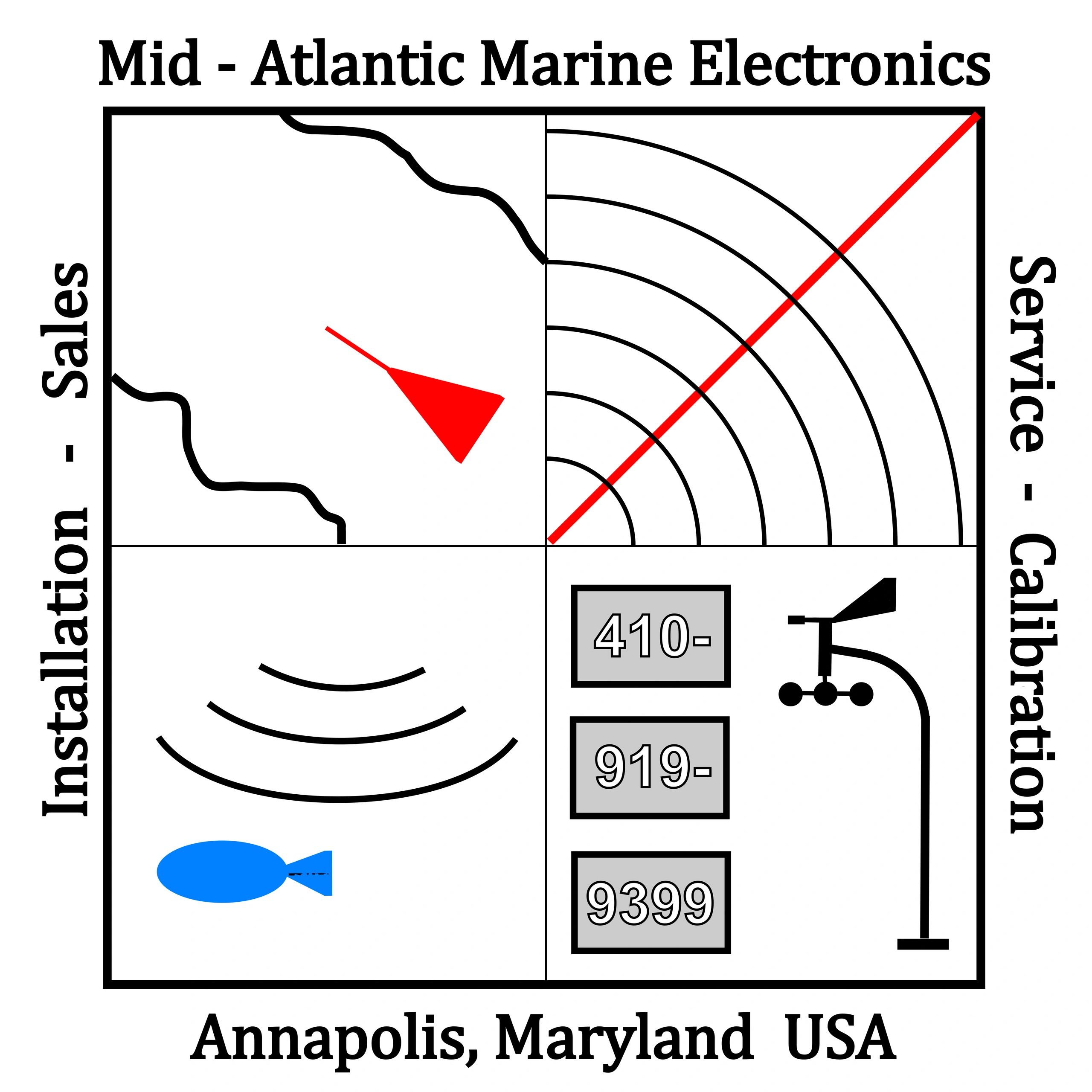 Mid-Atlantic Marine Electronics logo