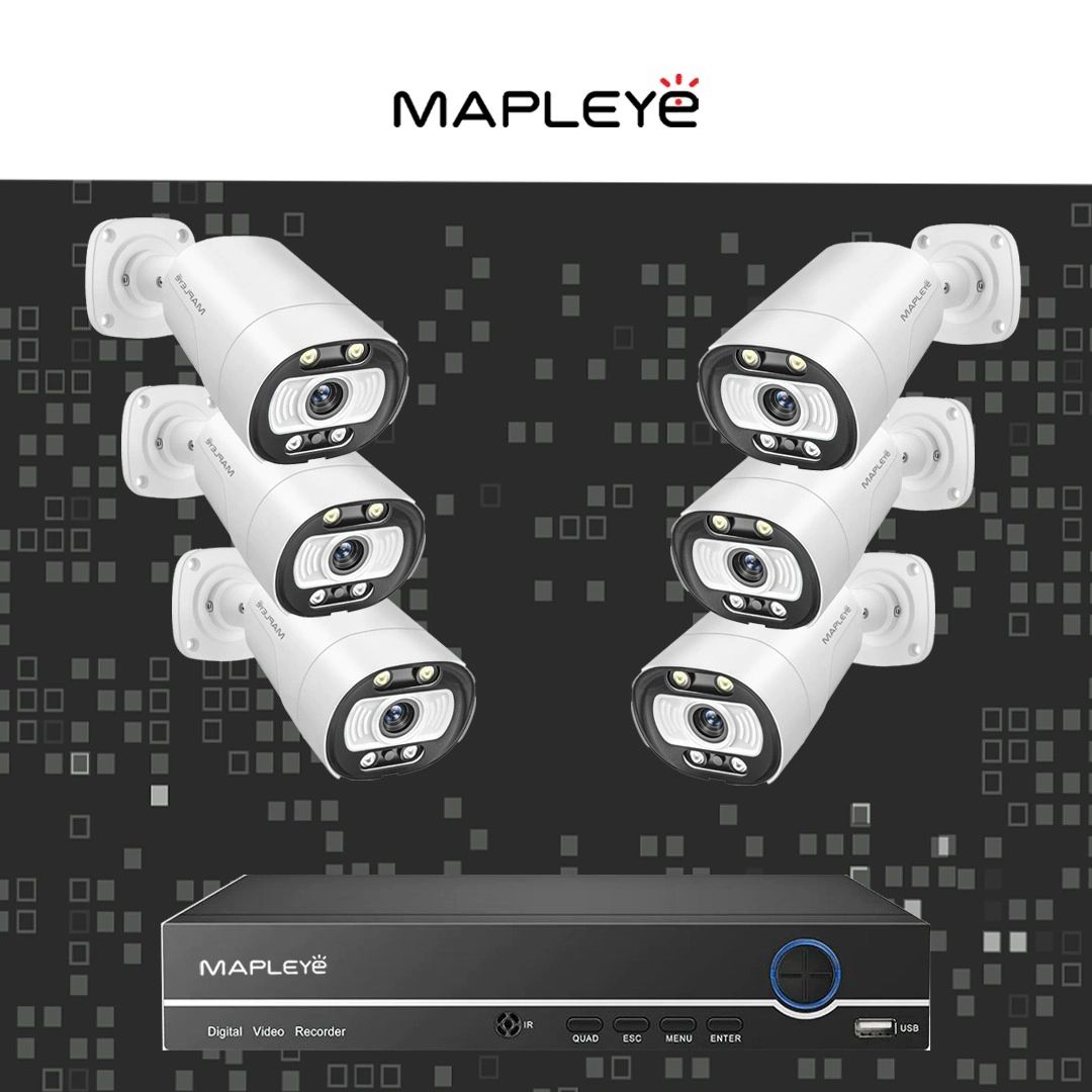 Azecam Mapleye Hikvision security IP camera CCTV system installation in Maple business and homes