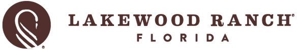 Logo of Lakewood Ranch, Florida, featuring a stylized circular emblem.