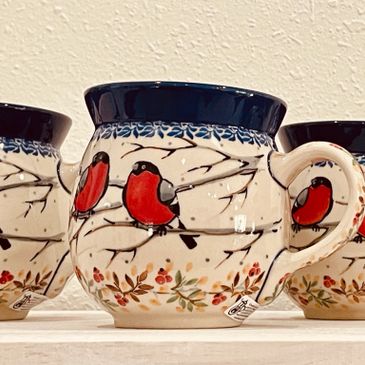 Unikat Level 5 Red Birds Bubble mugs