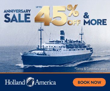 Holland America Save Up to 45% & More