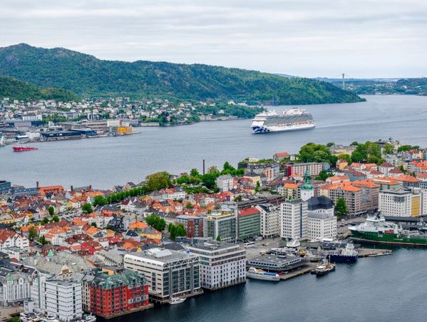 Sky Princess in Bergen, Norway