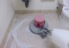 Restroom Floor Cleaning