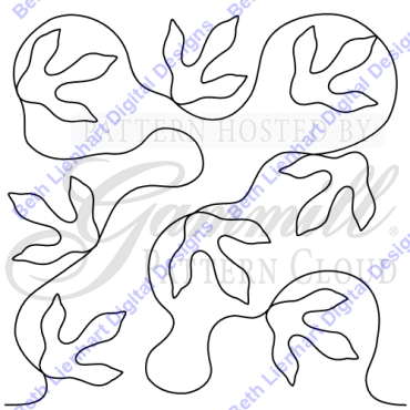 Text reading 'PATTERN HOSTED BY' with a watermark overlay.
