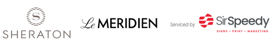 Sir Speedy Sheraton and Le Meridian Event Services