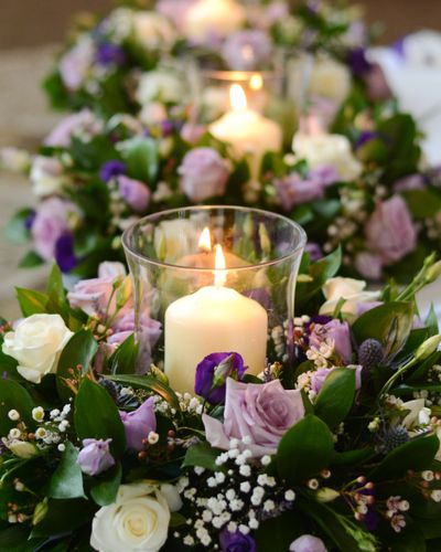 Candlelight and Flowers