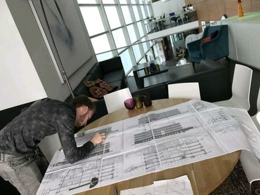 Het opmeten van het Stadhuis Doetinchem.