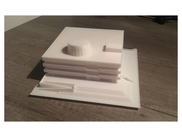 Het Stadhuis Doetinchem geprint.