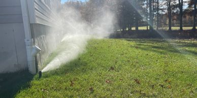 Sprinklers blow out Linwood nj