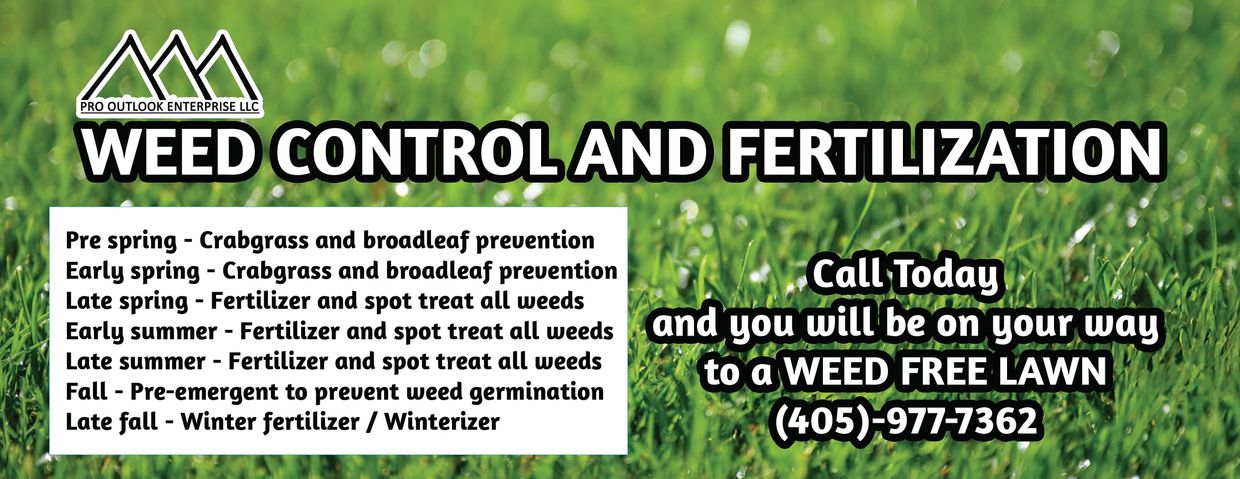 Weed control OKC. Fertilization OKC. Lawn service OKC.