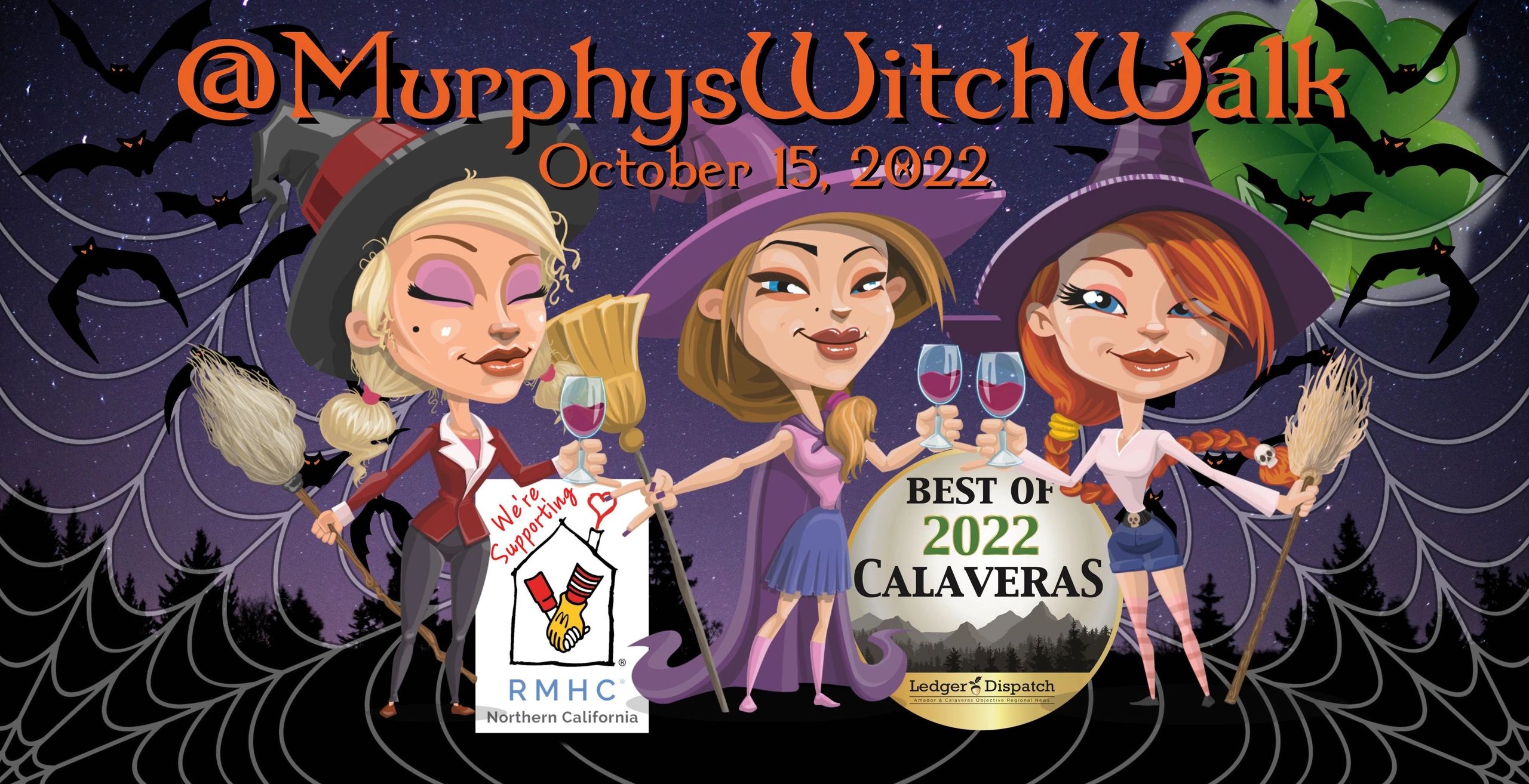 Murphys Witch Walk, Ronald McDonald House Charities, Best Annual Calaveras County Event of 2022. 