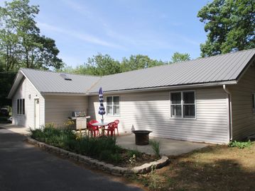 Grand House in the campground sleeps up to 10 people