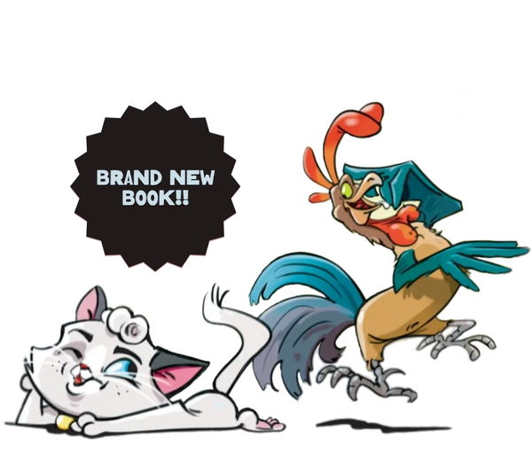 Brand New adult humor book called Let Me Introduce You to My Pussy, a parody about a cat and rooster that are the best of friends. 