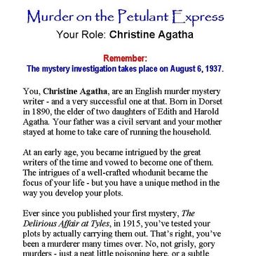 Download and Print Interactive Murder Mystery Theater Scripts for 