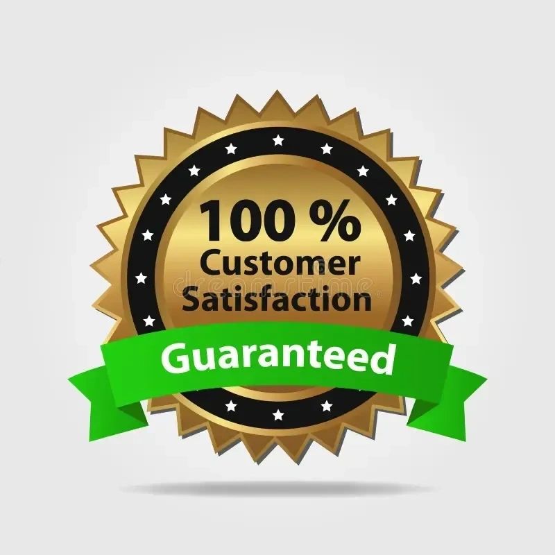 we aim for 100% customer satisfaction