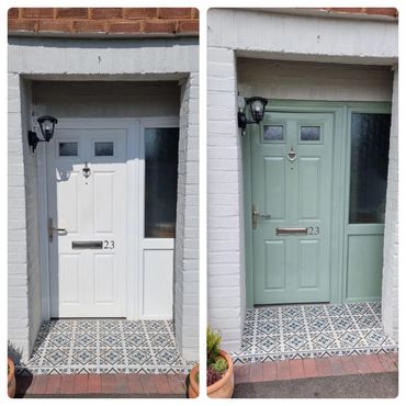 Upvc respray to Chartwell Green