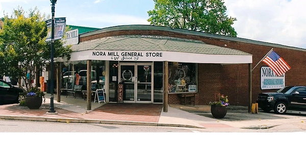 Nora Mill General Store is just one of the many shops and restaurants on the Cleveland Square!
