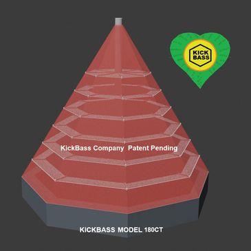 3D model of KickBass Model 180CT device.