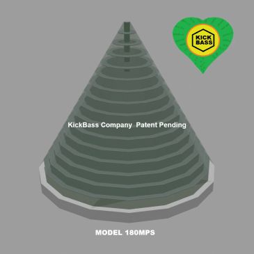 3D model of a conical object by KickBass Company.