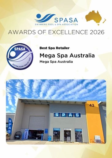 Mega Spa Australia wins Best Spa Retailer 2026 award.