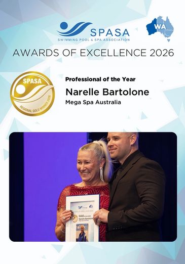 Narelle Bartolone, Professional of the Year 2026, with award.