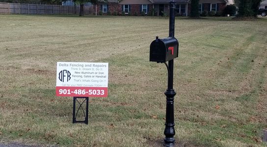 Steel mailbox was a big update for this older neighborhood 