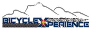 Logo with mountain outline and 'Bicycle Experience' text.