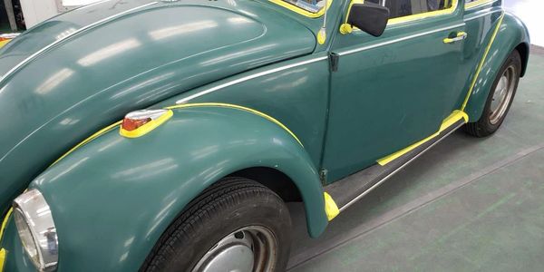 VW avant notre traitement de peinture