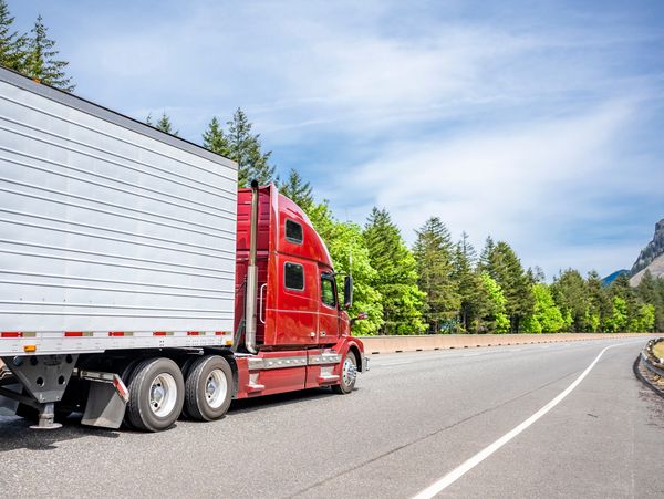 long haul trucking - heading to public scales