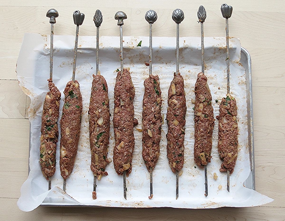 Armenian Lula Beef Kebabs