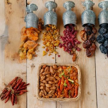 doğal kurutulmuş sebze ve meyveler, şifalı yemişler