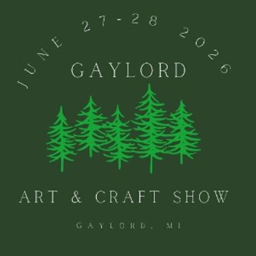 Logo for Gaylord Art &amp; Craft Show June 27-28, 2026.